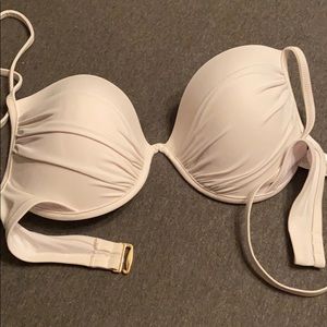 Bikini top - push up white